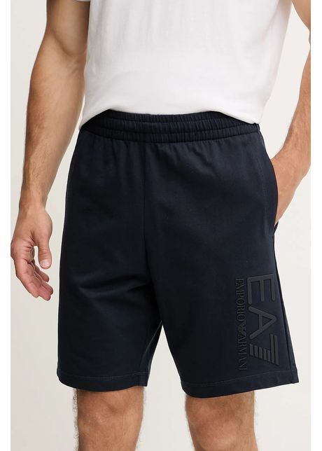 Ea7 emporio armani pantaloni scur i din bumbac culoarea bleumarin af13512 7m000232