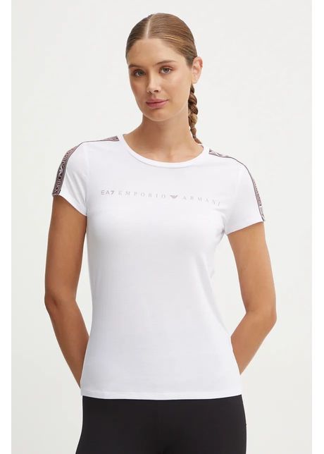 Ea7 emporio armani tricou de antrenament culoarea alb tjkuz 6dtt03