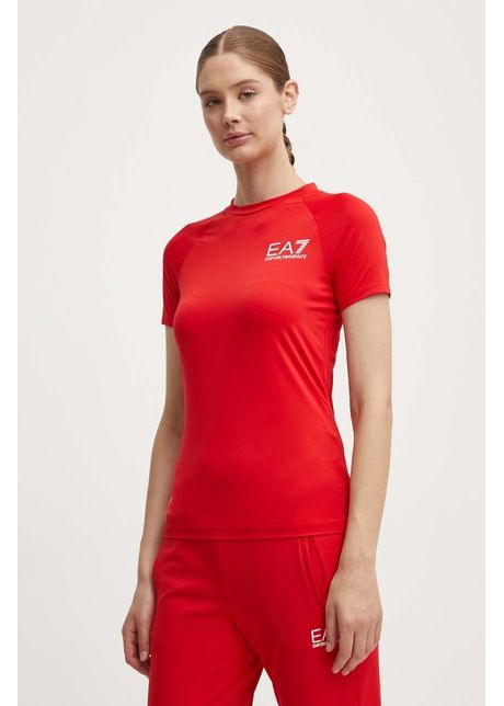 Ea7 emporio armani tricou de antrenament culoarea rosu tjemz 8ntt70