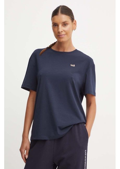 Ea7 emporio armani tricou femei culoarea albastru marin tjdzz 6dtt07