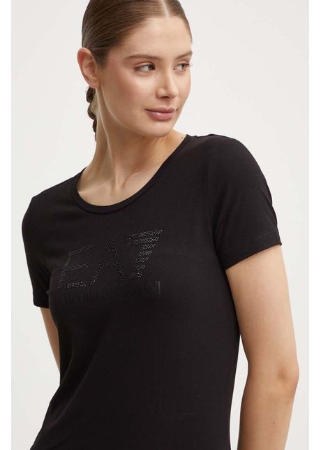 Ea7 emporio armani tricou femei culoarea negru tjqcz 6dtt14