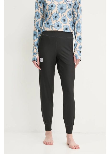 Eivy pantaloni sport journey femei culoarea negru neted a00384001
