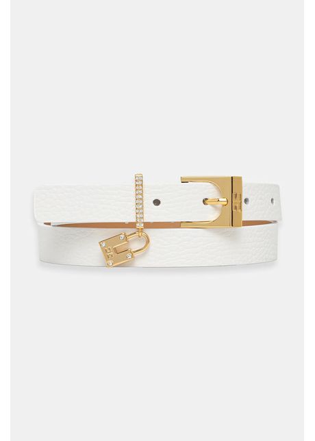 Elisabetta franchi curea femei culoarea alb ct10s52e2