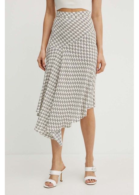 Elisabetta franchi fusta culoarea bej midi creion go00841e2 norblin