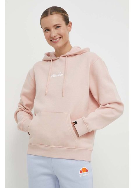 Ellesse bluza jazana oh hoody femei culoarea roz cu glug cu imprimeu sgp16460