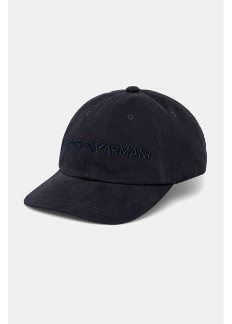 Emporio armani apc de baseball din bumbac culoarea bleumarin cu imprimeu em001319 af14032