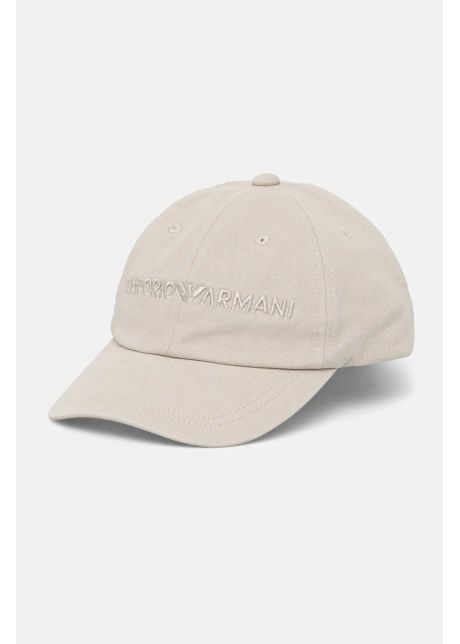 Emporio armani apc de baseball din bumbac culoarea gri cu imprimeu em001319 af14032