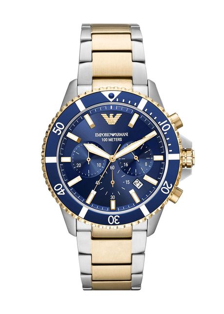 Emporio armani ceas barbati culoarea argintiu