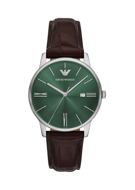 Emporio armani ceas minimalist barbati culoarea maro ar11672
