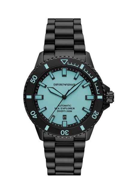 Emporio armani ceas sea explorer barbati culoarea negru ar60084