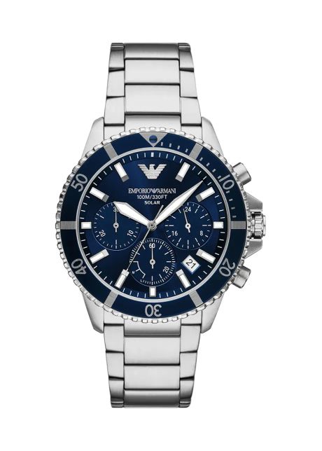 Emporio armani ceas world explorer barbati culoarea argintiu ar11681