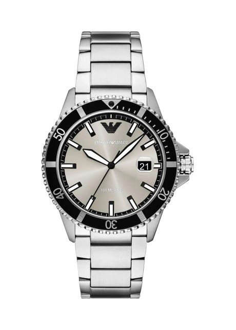 Emporio armani ceas world explorer barbati culoarea argintiu ar11683