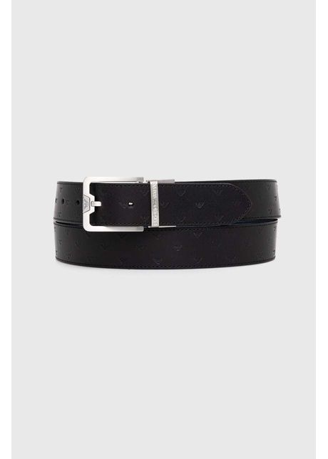 Emporio armani curea cu doua fete barbati culoarea albastru marin y4s502 y734e