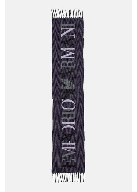Emporio armani esarfa de lana culoarea violet modelator 635002 4f300