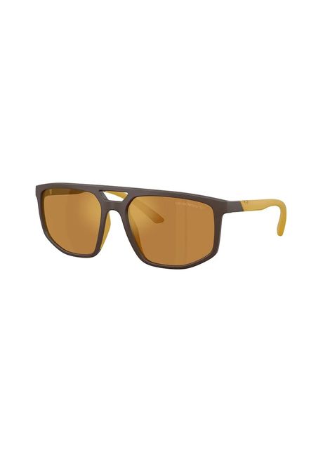Emporio armani ochelari de soare b rba i culoarea maro 0ea4248u