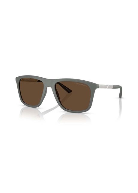 Emporio armani ochelari de soare barbati culoarea gri 0ea4237