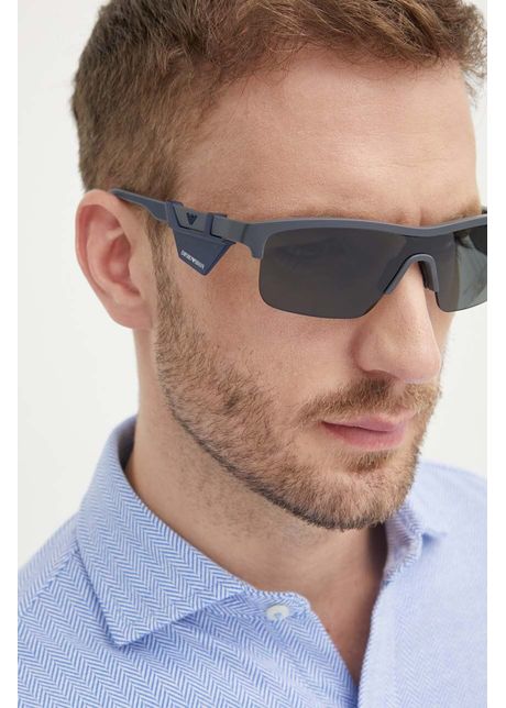 Emporio armani ochelari de soare barbati culoarea gri