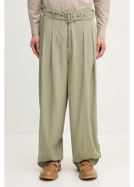 Emporio armani pantaloni b rba i culoarea verde drept em002571 af13710