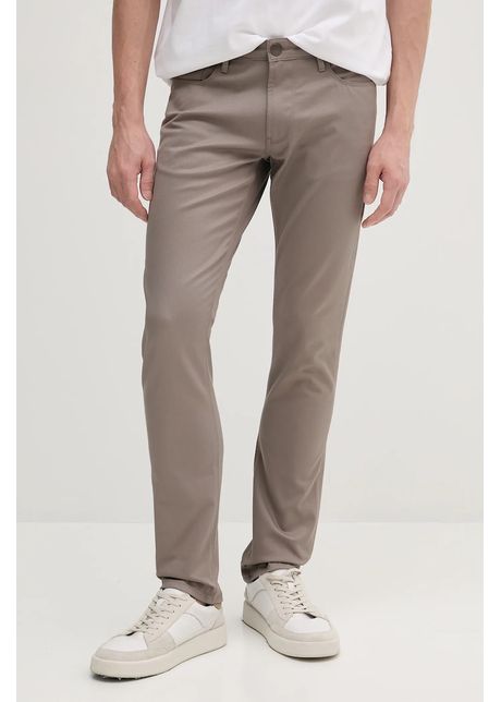 Emporio armani pantaloni culoarea bej mulata em000121 af14122