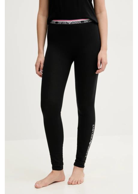 Emporio armani underwear jambiere de lounge femei culoarea negru cu imprimeu ew000414 af10883