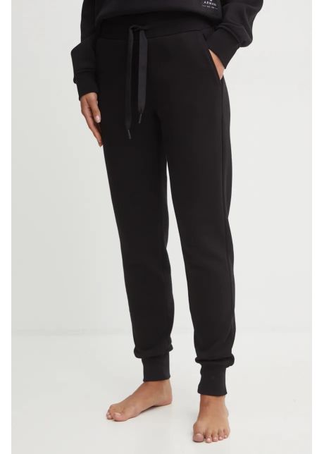 Emporio armani underwear pantaloni de trening culoarea negru cu imprimeu 164416 4f265