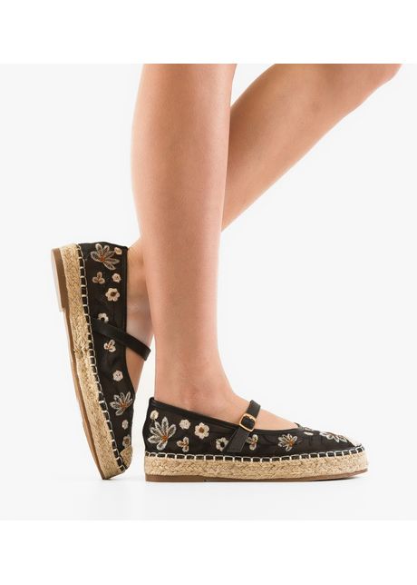 Espadrile dama Mason Negre