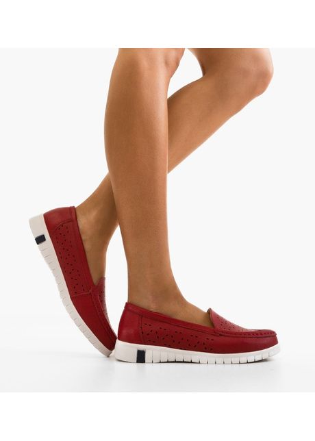 Espadrile dama skrell rosii