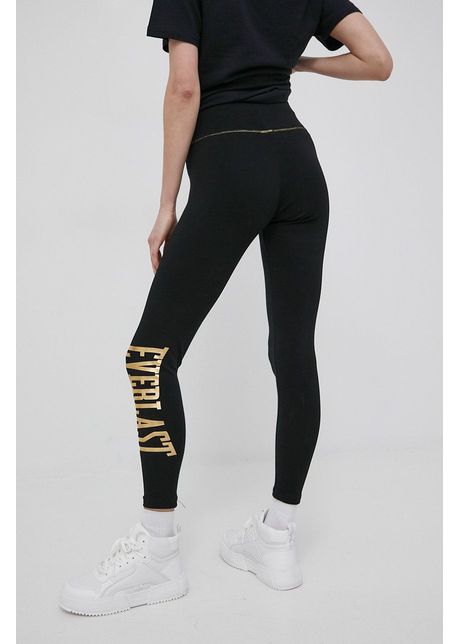 Everlast colanti femei culoarea negru cu imprimeu