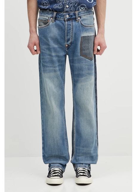 Evisu jeans 2 tone denim w inserted daicock 2eshtm5je1015