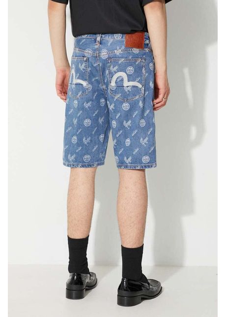 Evisu pantaloni scur i din denim b rba i