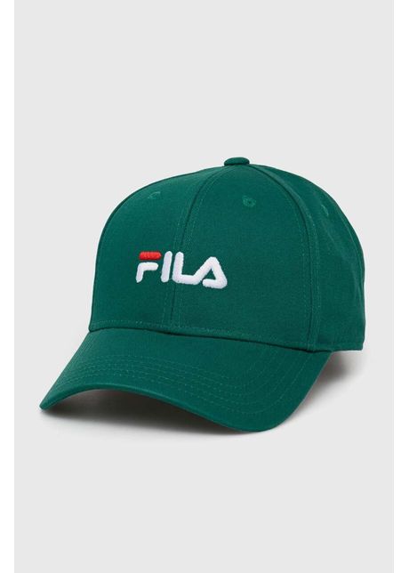 Fila apc de baseball din bumbac culoarea portocaliu cu imprimeu