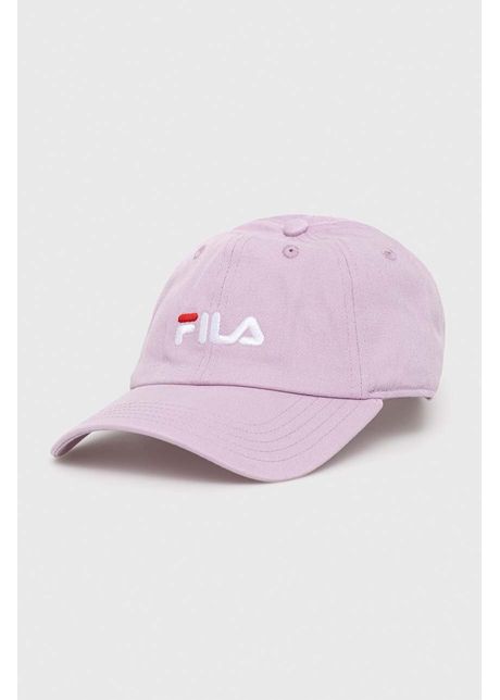 Fila apc de baseball din bumbac culoarea roz cu imprimeu