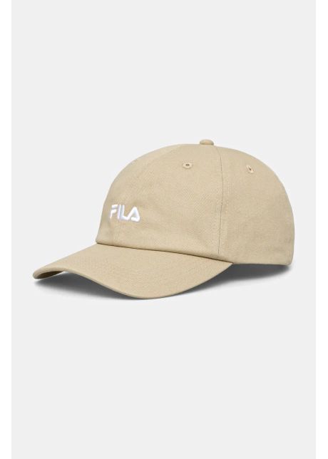 Fila apc de baseball din bumbac faridokt culoarea bej cu imprimeu fcu0139