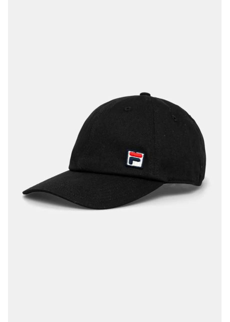 Fila apc de baseball din bumbac frontera culoarea negru cu imprimeu fcu0140