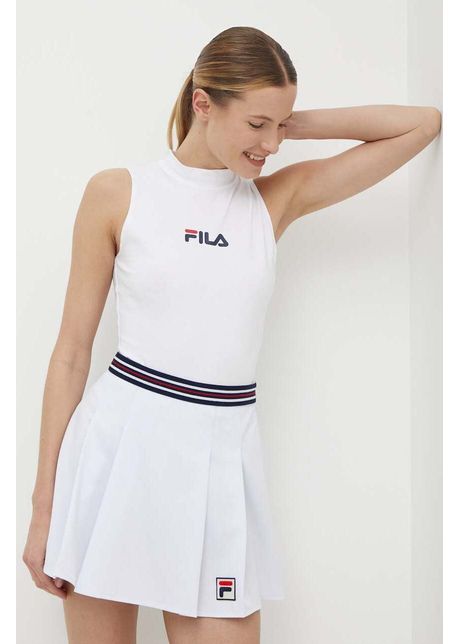 Fila body limeira femei culoarea alb cu turtleneck faw0754
