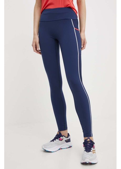 Fila leggins de alergare riesi culoarea albastru marin neted faw0713