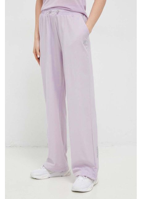 Fila pantaloni de antrenament raqusa culoarea violet neted