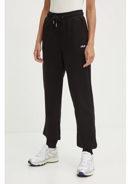 Fila pantaloni de trening buetzow culoarea negru neted faw0701