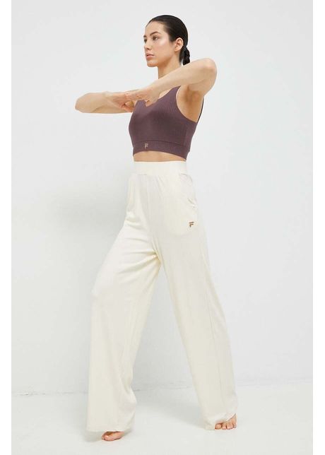 Fila pantaloni de trening camaiore culoarea bej