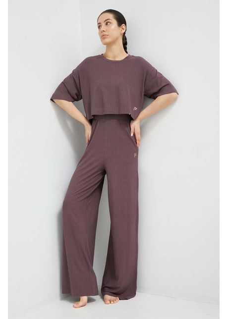 Fila pantaloni de trening camaiore culoarea violet