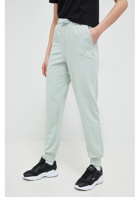 Fila pantaloni de trening culoarea turcoaz neted
