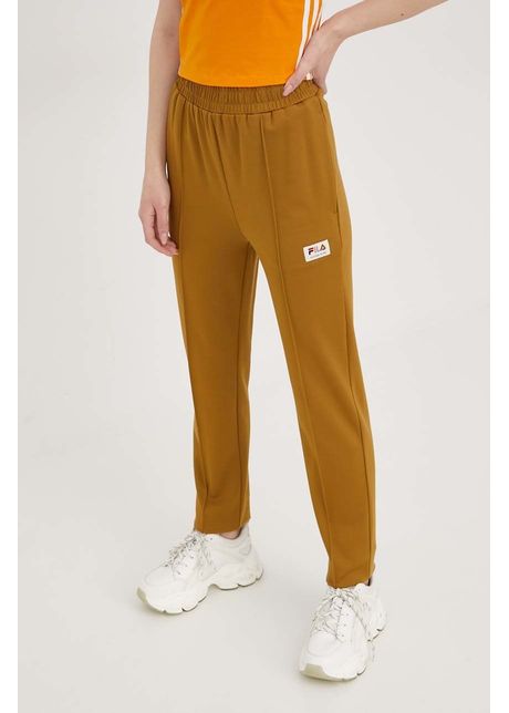 Fila pantaloni de trening femei culoarea maro