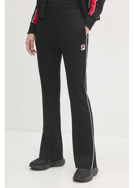 Fila pantaloni de trening laiben culoarea negru neted faw0778