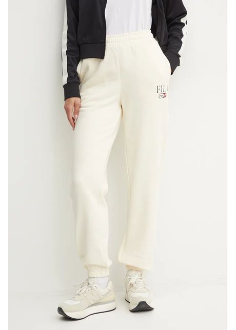 Fila pantaloni de trening lewisville culoarea bej neted faw0911