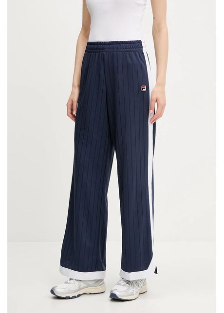 Fila pantaloni de trening lorce culoarea bleumarin uni faw1012