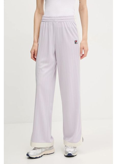Fila pantaloni de trening lorce culoarea violet uni faw1012