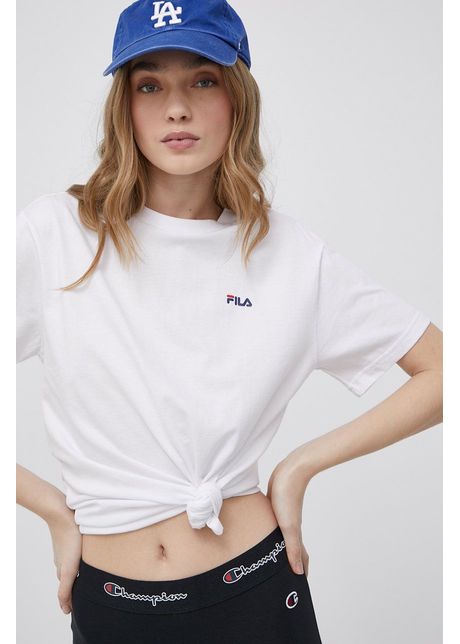 Fila tricou din bumbac 2 pack culoarea alb