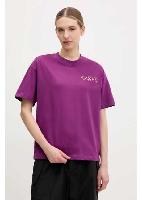 Fila tricou din bumbac leffinge femei culoarea roz faw1029