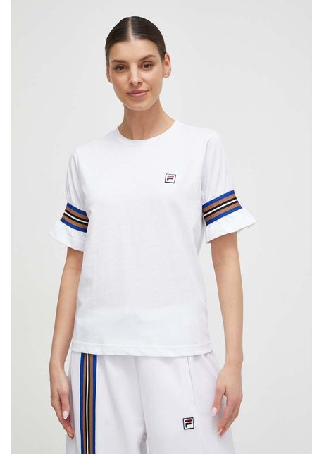 Fila tricou femei culoarea alb