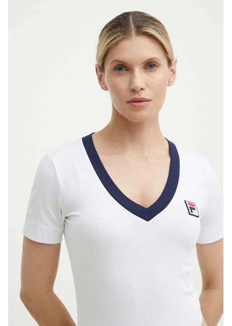Fila tricou ludhiana femei culoarea alb faw0749